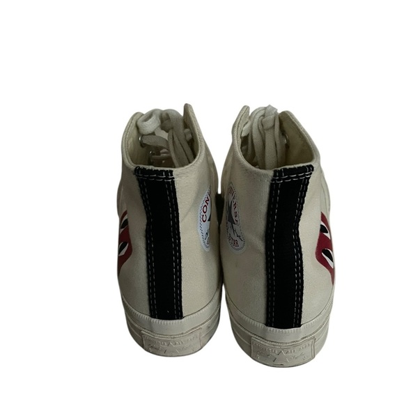 Converse X Comme Des Garçons Women High-Top Sneakers Size 7 - Picture 7 of 9